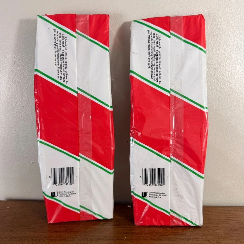 Vintage Union Wadding Christmas Icicles Tinsel 1000 Strands 18